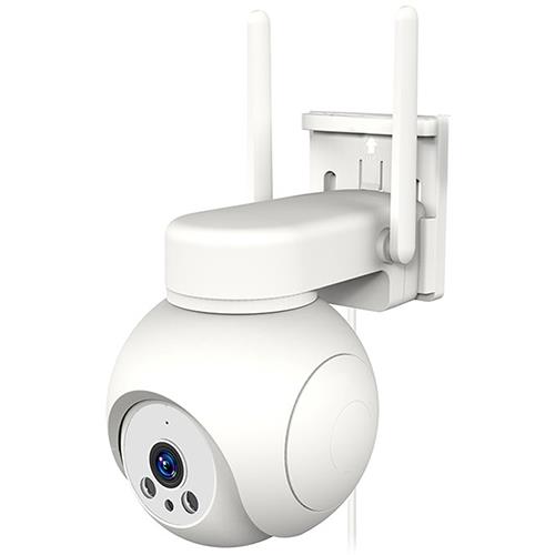 カシムラ(Kashimura) KJ-211 ホワイト スマートカメラ 4G 防水 アプリで接続 マイク･スピーカー付