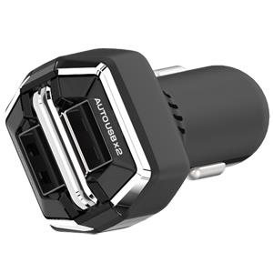 カシムラ(Kashimura) AJ556 ブラック DC-2.4A-リバーシブルUSB 2ポート