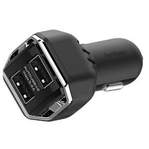 カシムラ(Kashimura) AJ557 ブラック DC-3.4A-リバーシブルUSB 2ポート