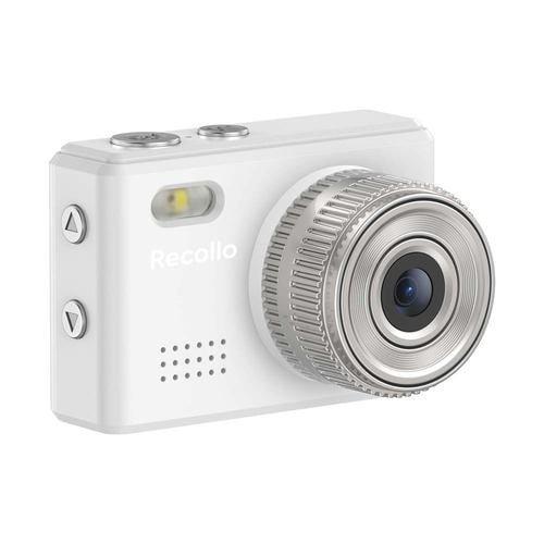 アイアールティー IRT-RCL01WH ホワイト Recollo 100万画素レトロミニデジタルカメラ わずか18g手のひらサイズ 写真・動画・録音・WEBカメラ