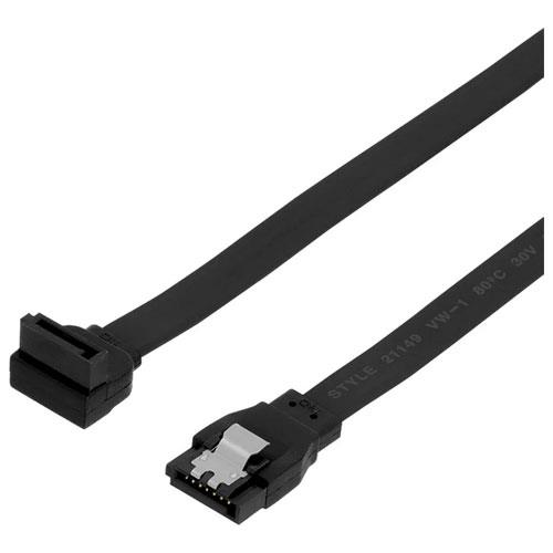 オウルテック(OWLTECH) OWL-SATA3SLT100-BK ブラック シリアルATA3ケーブル 1m