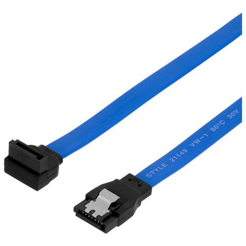 オウルテック(OWLTECH) OWL-SATA3SLT100-BL ブルー シリアルATA3ケーブル 1m