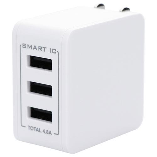 オウルテック(OWLTECH) OWL-ACU348AS-WH ホワイト 3ポートAC充電器