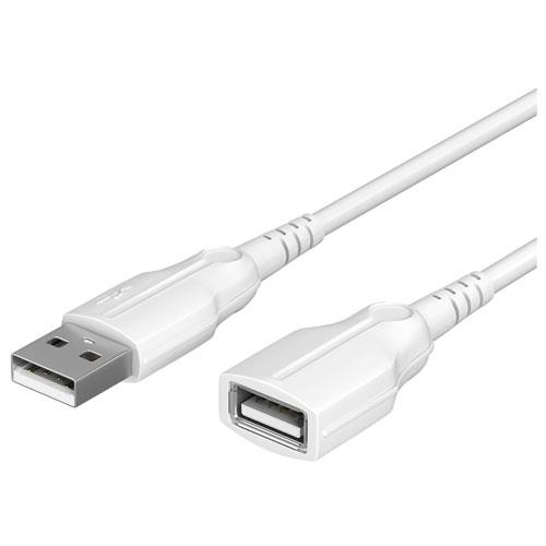 オウルテック(OWLTECH) OWL-CBKE20-WH ホワイト 断線に強い USB延長ケーブル 2m