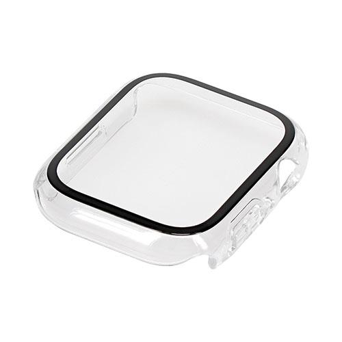 オウルテック(OWLTECH) OWL-AWCVTAC45-CL クリア Apple Watch 9/8/7用 45mm 画面保護ガラス一体型ケース TACTIX タクトナイン
