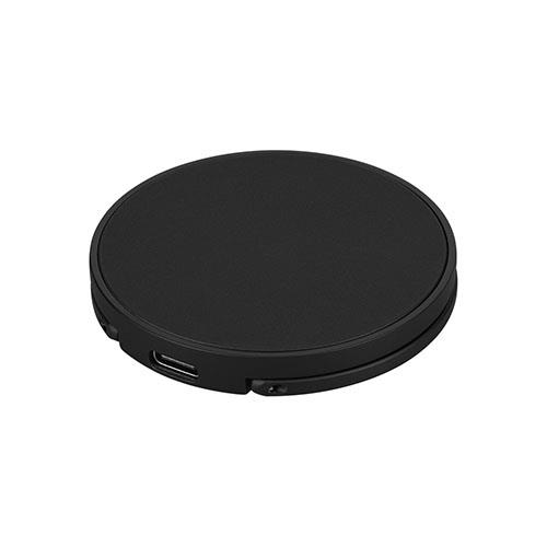 オウルテック(OWLTECH) OWL-MW01-BK ブラック スマホリング搭載 厚さ約9.7mm 15W急速充電対応 マグネットワイヤレス充電器