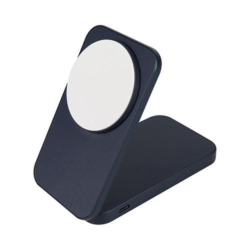 オウルテック(OWLTECH) OWL-LPB5020MG-NV ネイビー 5000mAh USB Type-C入出力 マグネット式ワイヤレス充電対応 モバイルバッテリー PSE適合