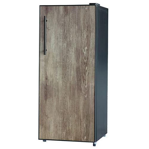 【標準設置料金込】【長期保証付】Life on Products(ライフオンプロダクツ) LPRKC002-DW ダークウッド ノンフロン冷凍庫 右開き 120L 幅490mm