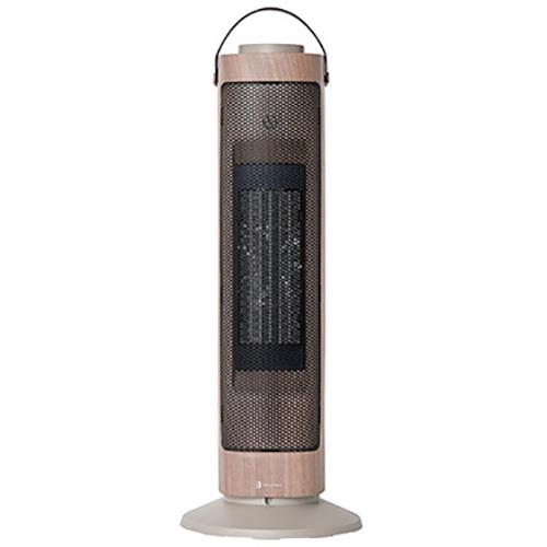 Life on Products(ライフオンプロダクツ) LCAWA006-GW グレージュウッド タワー型セラミックファンヒーター&ファン Premium WOOD