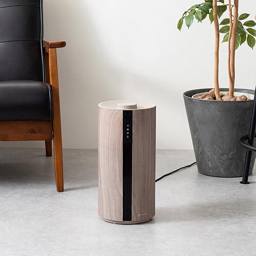 Life on Products(ライフオンプロダクツ) LCAHF009-GW グレージュウッド 上部給水超音波式加湿器 Premium WOOD