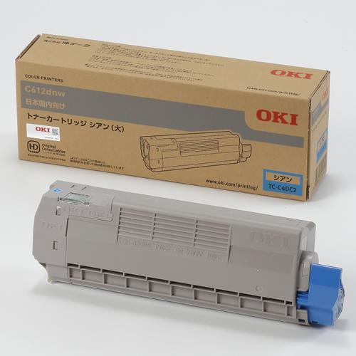 OKI TC-C4DC2 純正 トナーカートリッジ シアン 大
