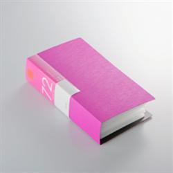 バッファロー(BUFFALO) BSCD01F72PK ピンク CD/DVDファイルケース ブックタイプ 72枚収納