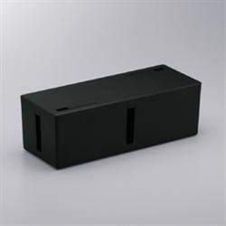 バッファロー(BUFFALO) BSTB01LBK ブラック ケーブルボックス 電源タップ&ケーブル収容 L