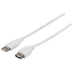 バッファロー(BUFFALO) BSUAA230WH ホワイト USB2.0延長ケーブル A to A 3m