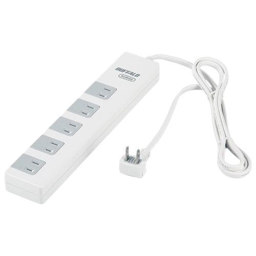 バッファロー(BUFFALO) 2ピン式電源タップ 10個口 1.5m BSTAPSD21015WH ホワイト