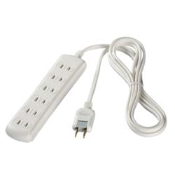 バッファロー(BUFFALO) BSTAPST2630WH ホワイト 2ピン式電源タップ 6個口 上挿し 3m