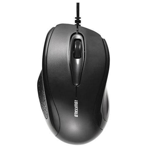 バッファロー(BUFFALO) BSMRU21BK ブラック USB接続 光学式3ボタン