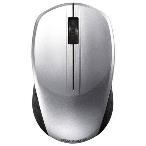 バッファロー(BUFFALO) BSMBW100SV シルバー USB ワイヤレスBlueLEDマウス 無線 2.4GHz 接続 3ボタン