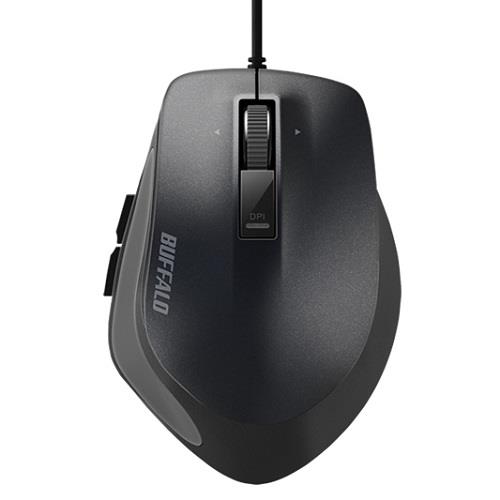 バッファロー(BUFFALO) BSMBU500MBK ブラック 有線 BlueLED 5ボタン