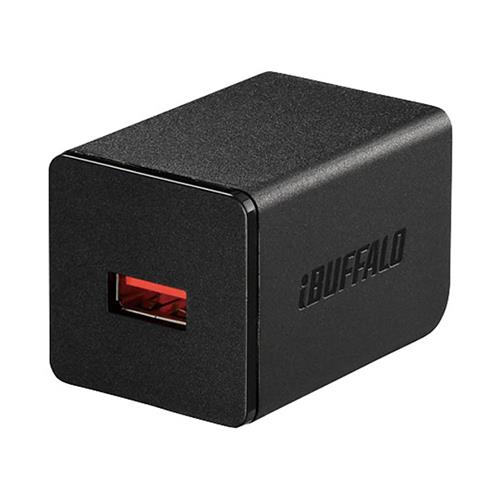 バッファロー(BUFFALO) BSMPA2402P1TBK ブラック USB急速充電器