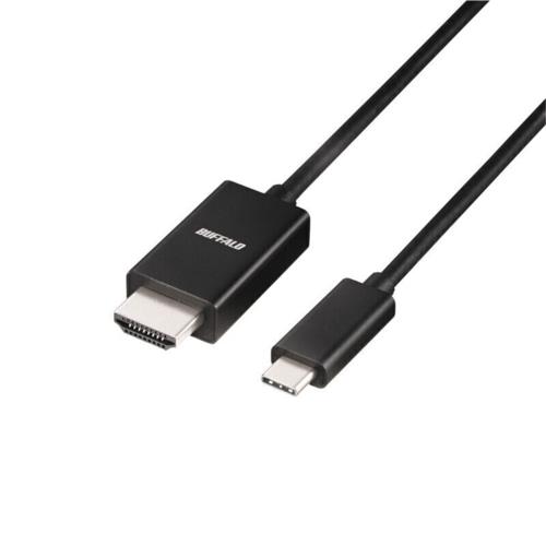 バッファロー(BUFFALO) BSCHD10BK USB TypeC-HDMI出力 ディスプレイケーブル 約1m