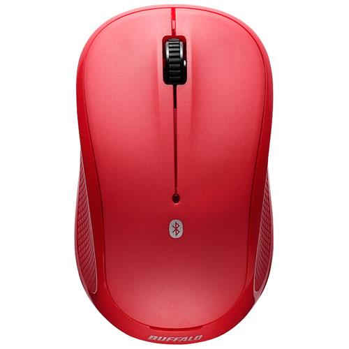 バッファロー(BUFFALO) BSMRB050RD レッド Bluetooth/2.4GHz IR LED光学式マウス 3ボタン
