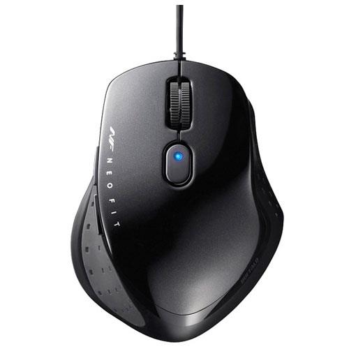 バッファロー(BUFFALO) BSMBU510MBK ブラック USB BlueLED光学式マウス 5ボタン