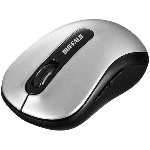 バッファロー(BUFFALO) BSMBW310SV シルバー ワイヤレス BlueLED光学式マウス 5ボタン