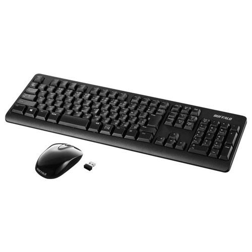 バッファロー(BUFFALO) BSKBW120SBK ブラック 無線キーボード&マウス 108キー日本語配列