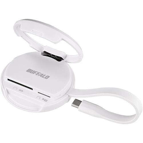 バッファロー(BUFFALO) BSCR520MGWH ホワイト MagSafe対応 カードリーダー
