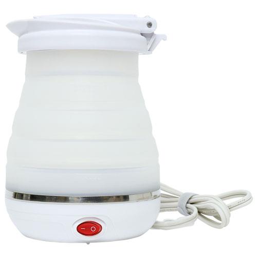 ミヨシ MBE-TK03/WH ホワイト 折りたためる電気ケトル 0.8L