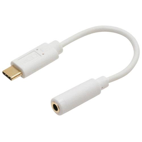 ミヨシ SAD-CE04/WH ホワイト USB Type-C オーディオ変換ケーブル DAC内蔵タイプ 0.1m