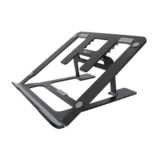 ミヨシ NS-03-BK ブラック ノートパソコン用アルミスタン