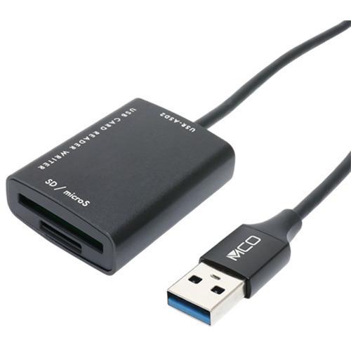 ミヨシ USR-ASD2/BK SDカードリーダ･ライタ USB3.2Gen1対応 USB-A 70cm