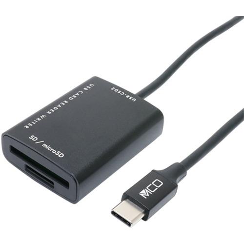 ミヨシ USR-CSD2/BK SDカードリーダ･ライタ USB3.2Gen1対応 USB Type-C 70cm