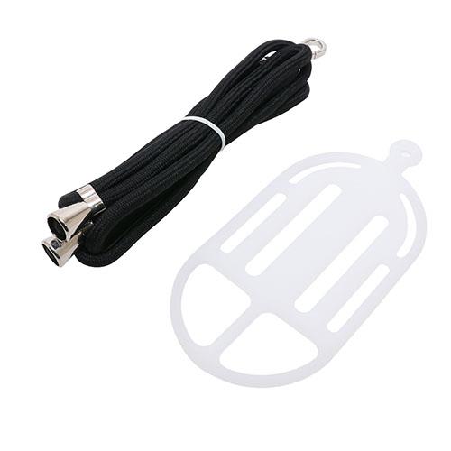 ナカバヤシ SAC-SB05/CBK クリア×ブラック 7インチ対応 ﾌﾘｰｻｲｽﾞ ｽﾏﾎﾎﾙﾀﾞｰ+ｽﾄﾗｯﾌﾟ