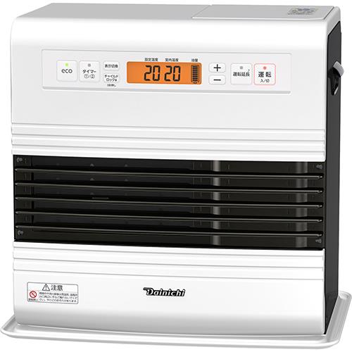 ダイニチ FW-4725GRW スノーホワイト 石油ファンヒーター 木造12畳 コンクリート17畳