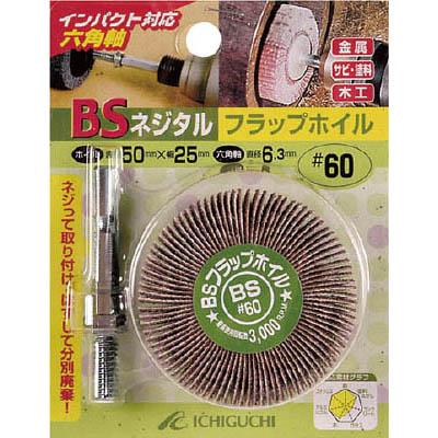 イチグチ 50506 ネジタル-フラップホイル 六角軸 30X25/6.3 #120
