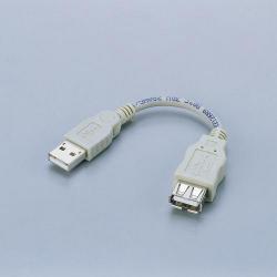 エレコム(ELECOM) USB-SEA01 USB2.0延長ケーブルA-A 0.1m