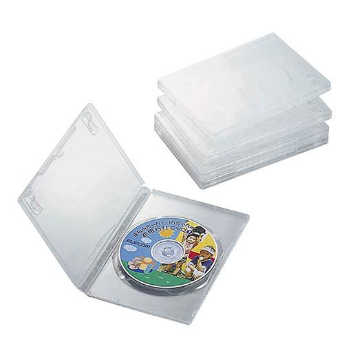 エレコム(ELECOM) CCD-DVD02CR クリア トールケース 1枚収納