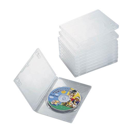 エレコム(ELECOM) CCD-DVD03CR クリア トールケース 1枚収納