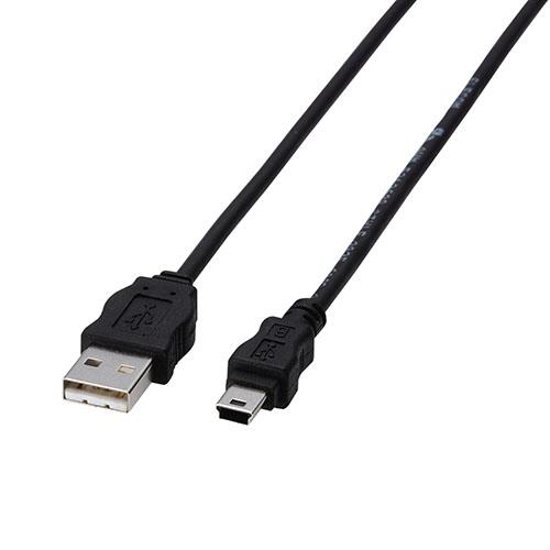 エレコム(ELECOM) USB-ECOM515 ブラック エコUSBケーブル A-miniB・1.5m