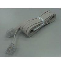 エレコム(ELECOM) MJ-3WH ホワイト スリムモジュラケーブル 3m