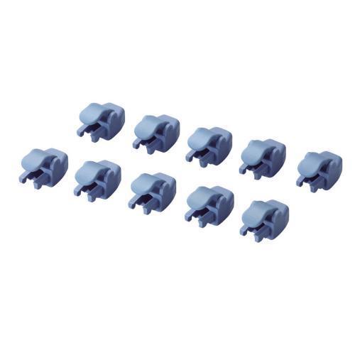 エレコム(ELECOM) LD-RJ45GPC/BU10 ブルー コネクタ保護カバー 10個入