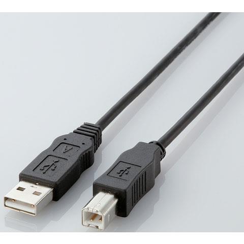 エレコム(ELECOM) USB2-ECO10 ブラック USB2.0ケーブル A-B 1m