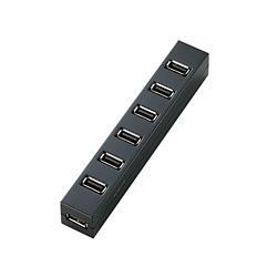 エレコム(ELECOM) U2H-Z7SBK ブラック USBハブ 7ポート