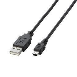 エレコム(ELECOM) U2C-M30BK ブラック USB2.0ケーブル A-miniB 3m
