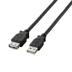 エレコム(ELECOM) U2C-E50BK ブラック USB2.0延長ケーブルA-A 5m