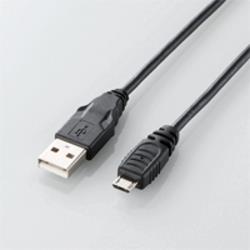 エレコム(ELECOM) U2C-AMB10BK ブラック USB2.0ケーブル A-MicroB 1m