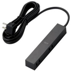 エレコム(ELECOM) AVT-D3-2425BK ブラック デザインタップ 延長コード 2ピン 4個口 2.5m